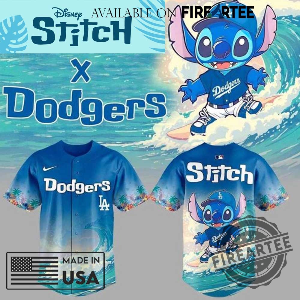 "Top 2025 Concert and Sports Tees: Ultimate Fan Gear Guide" 14 Los Angeles Dodgers X Stitch Aloha Baseball Jersey 2025