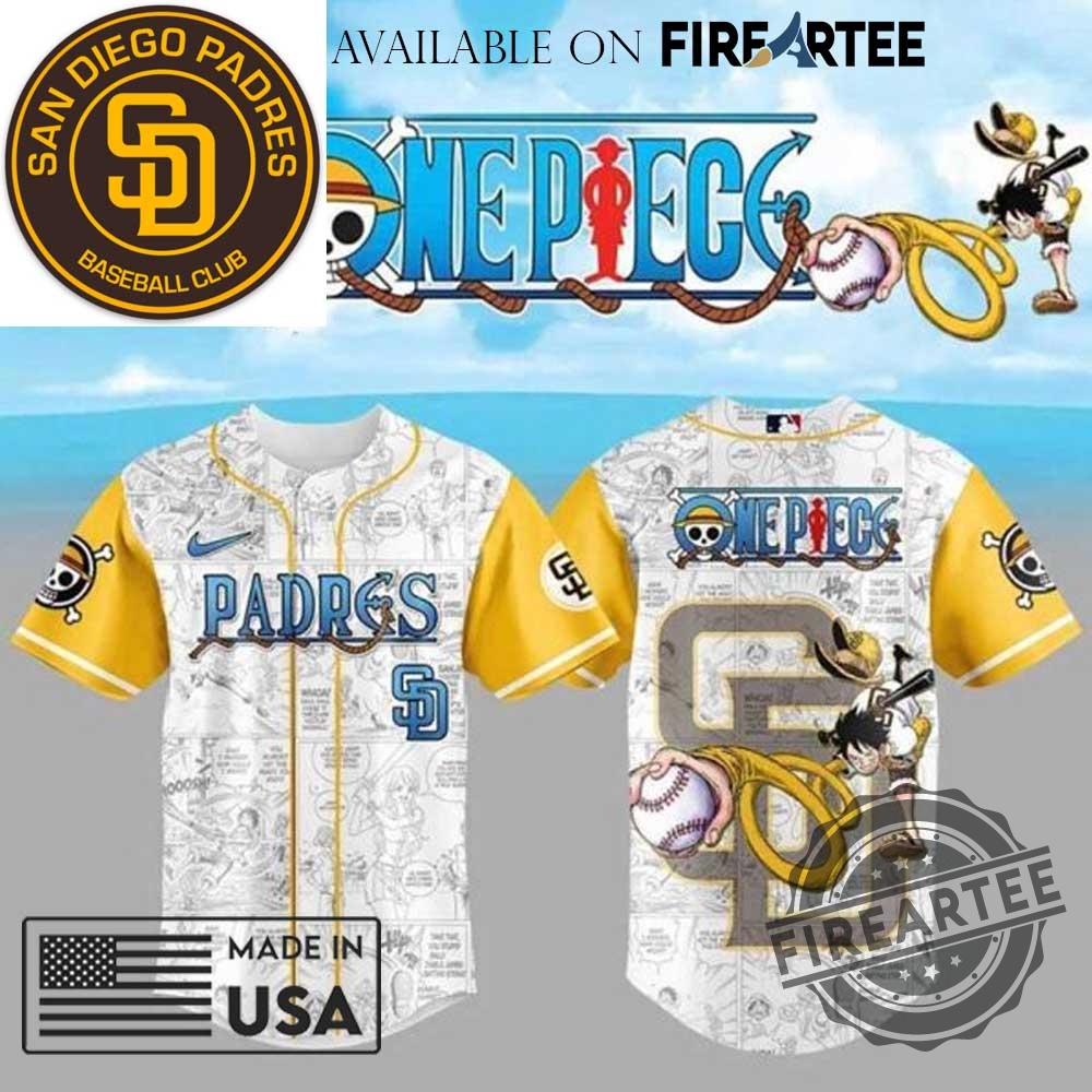 "Top 2025 Concert and Sports Tees: Ultimate Fan Gear Guide" 18 San Diego Padres One Piece Night Game Yellow Jersey