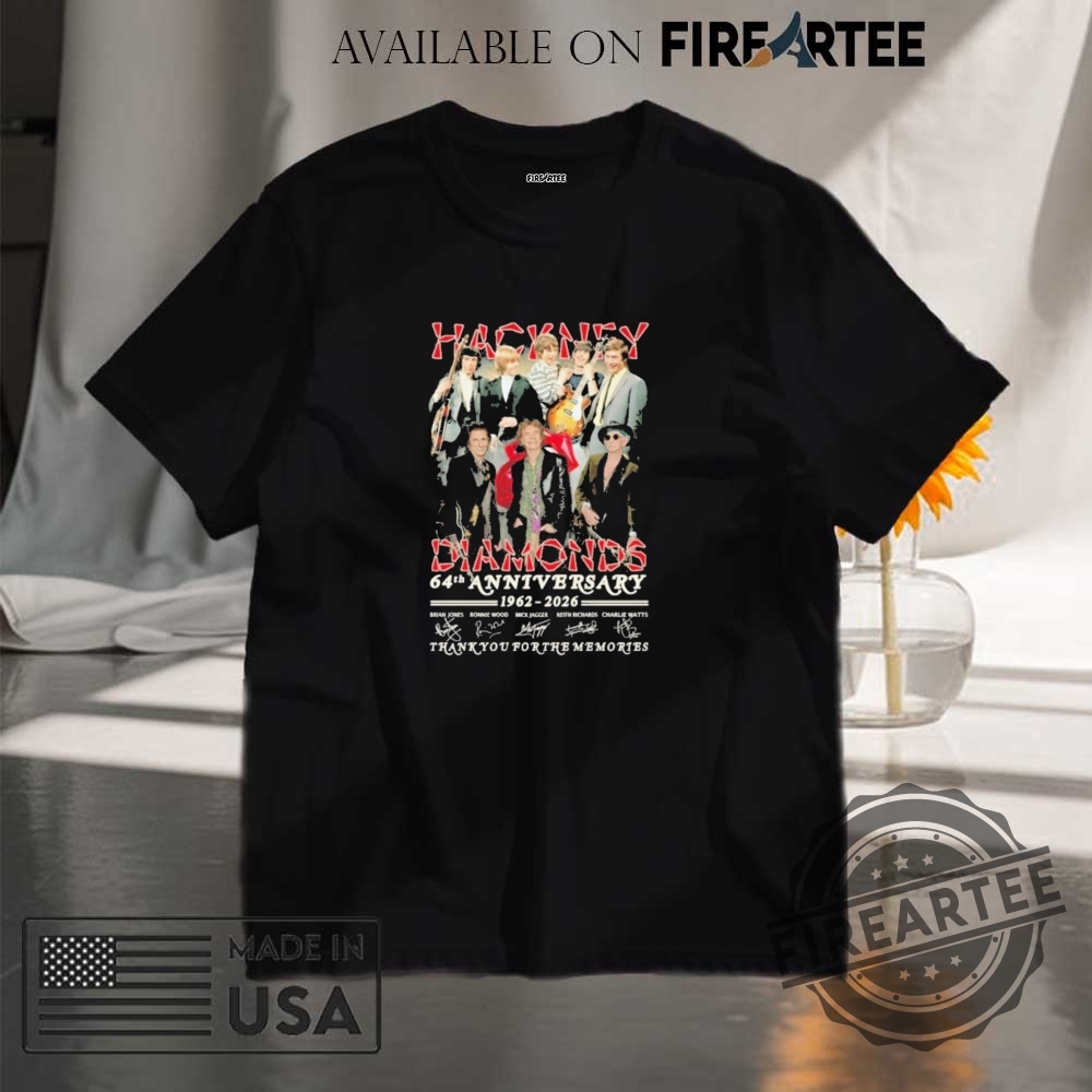 "Top 2025 Concert and Sports Tees: Ultimate Fan Gear Guide" 20 Hackney Diamonds 64H Anniversary 19622026 Signature Thank You For The Memories Shirt