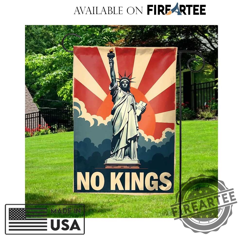 No Kings In America Garden Flag 4 No Kings In America Garden Flag