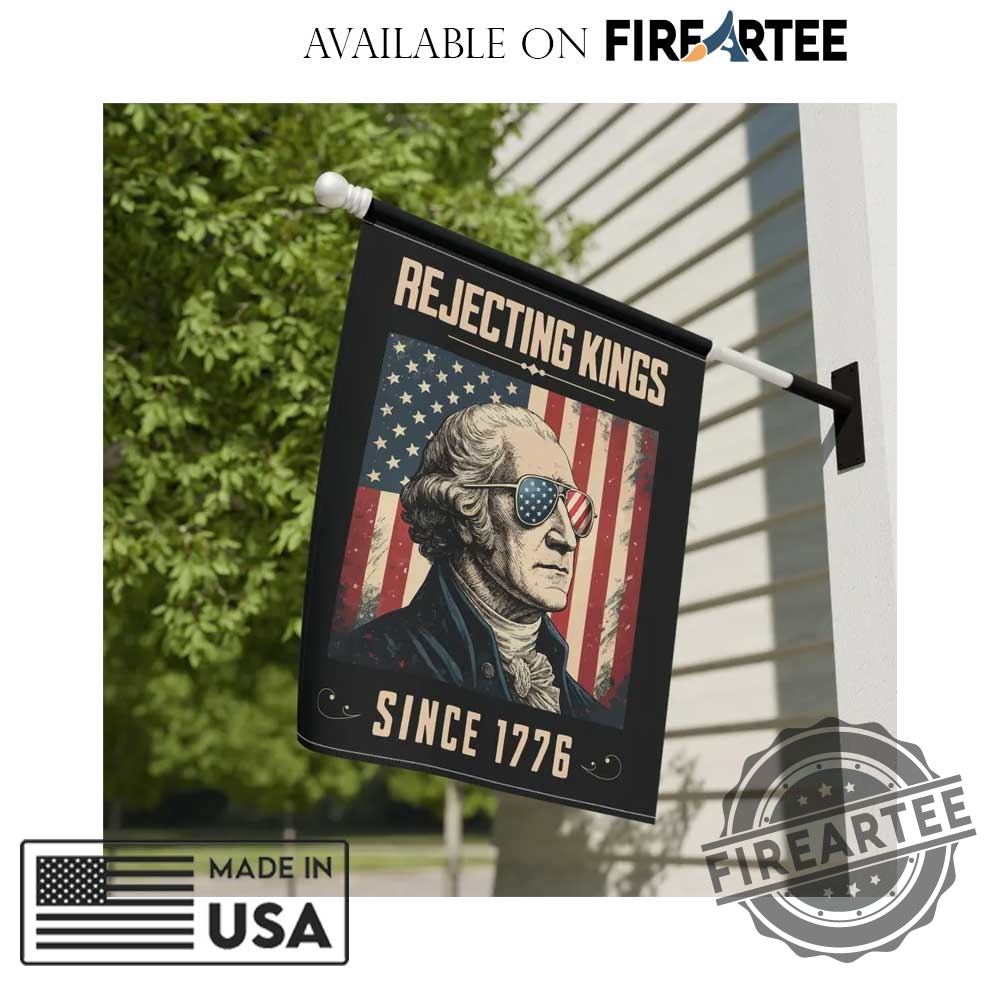 "Top 5 Anti-Trump Garden Flags and Shirts for Protesters" 4 Rejecting Kings Anti Trump Flag