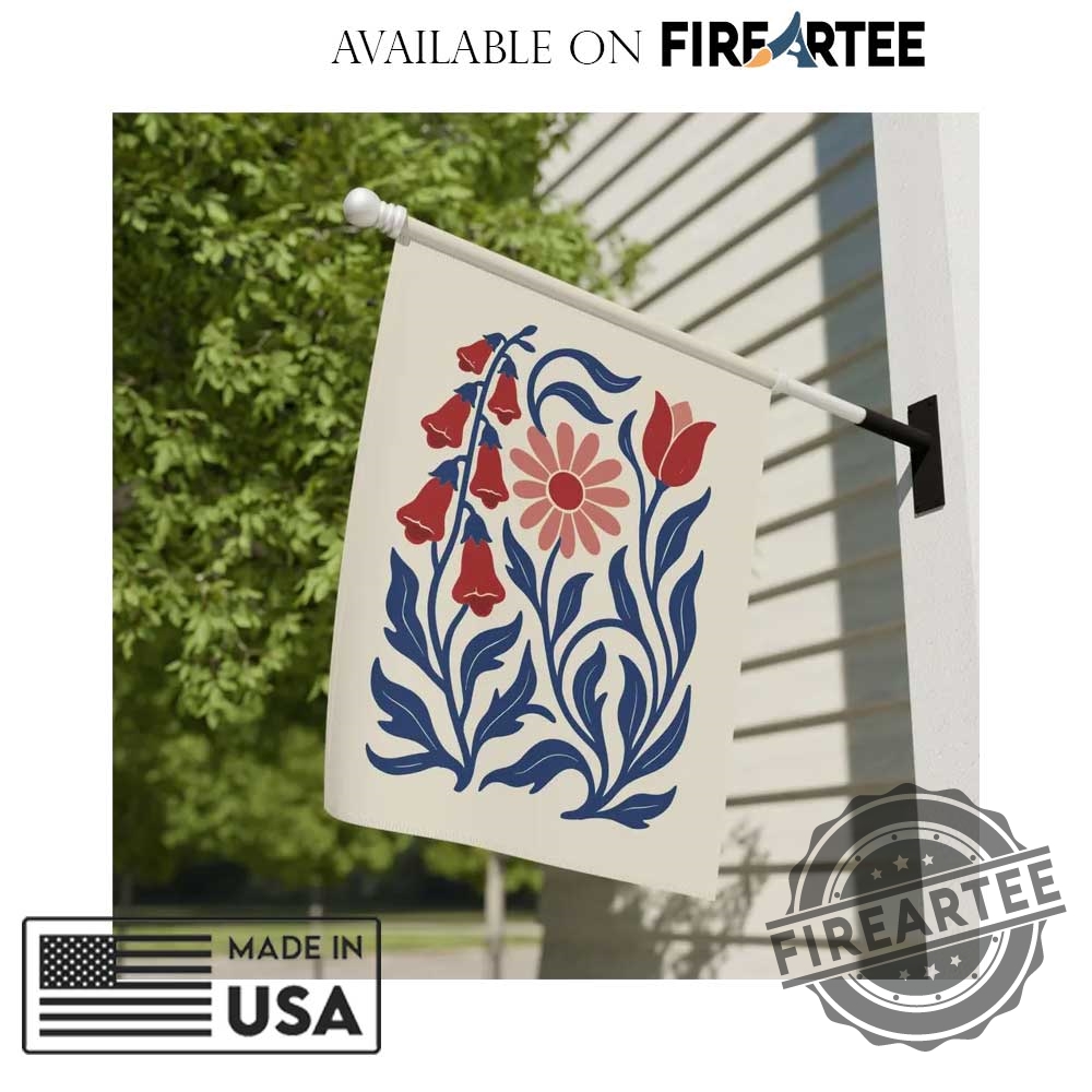 "Top 5 Anti-Trump Garden Flags and Shirts for Protesters" 5 No Words Subtle Anti Trump Garden Flag Foxglove Daisy Tulip Flag