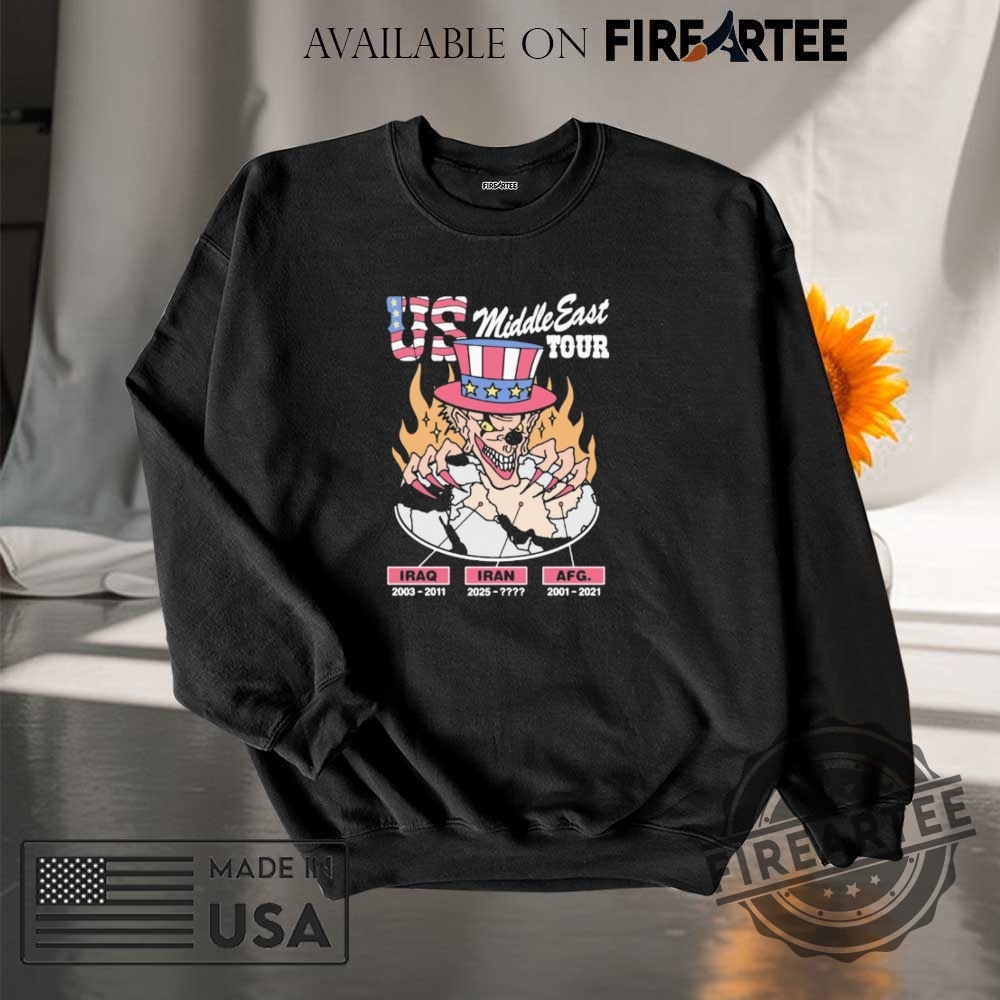 Us Middle East Tour Shirt 7 US Middle East Tour Shirt