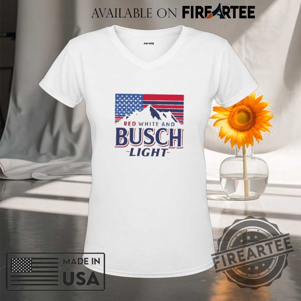 Red White And Busch Light 4Th Of July Shirt 9 Red white and Busch Light 4th of July shirt