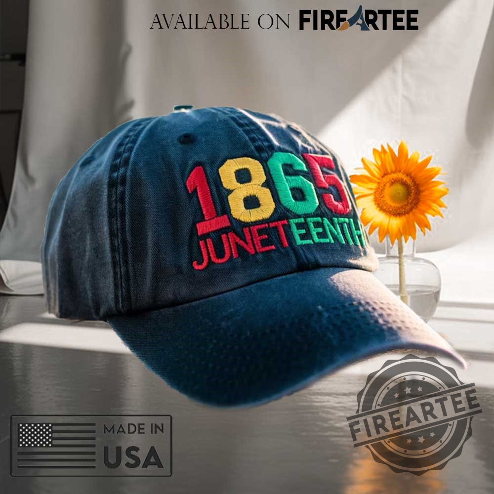 "Top 2025 Juneteenth Apparel: Unique Hats and Shirts Collection" 3 Embroidered Juneteenth Hat