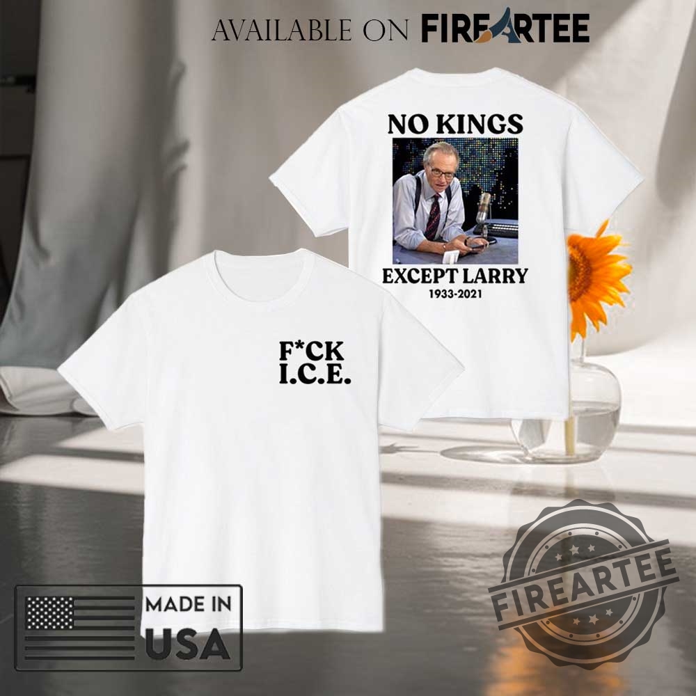 "Top 2025 Juneteenth Apparel: Unique Hats and Shirts Collection" 5 Fuck Ice No Kings Except Larry 1933 2021 Two Sided Shirt