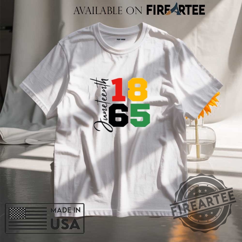 "Top 2025 Juneteenth Apparel: Unique Hats and Shirts Collection" 8 1865 Juneteenth Tshirt