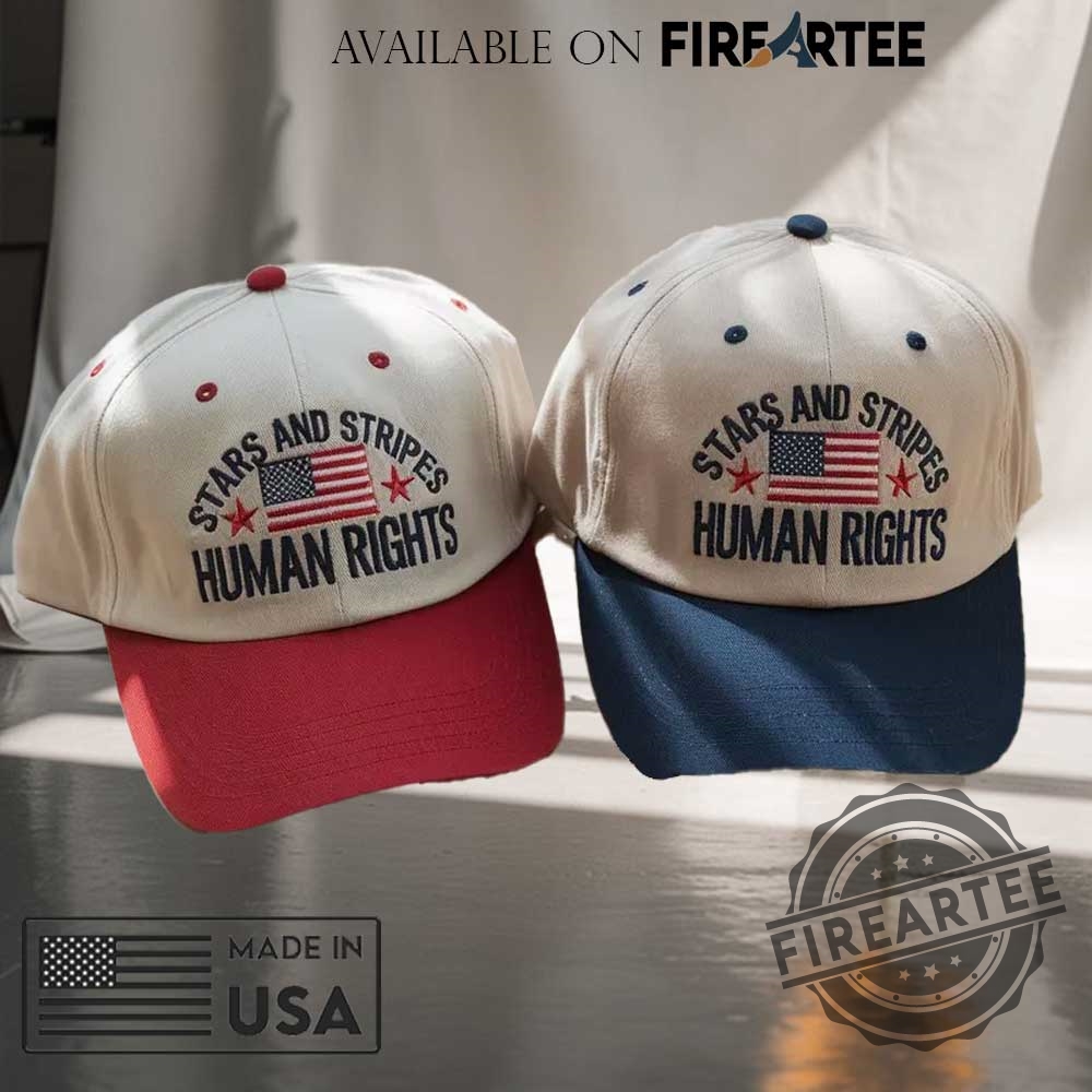 "Top 2025 Juneteenth Apparel: Unique Hats and Shirts Collection" 15 Stars And Stripes And Human Rights Embroidered Trucker Hat