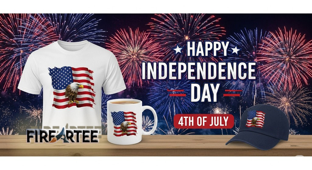 4th of july fireartee banner