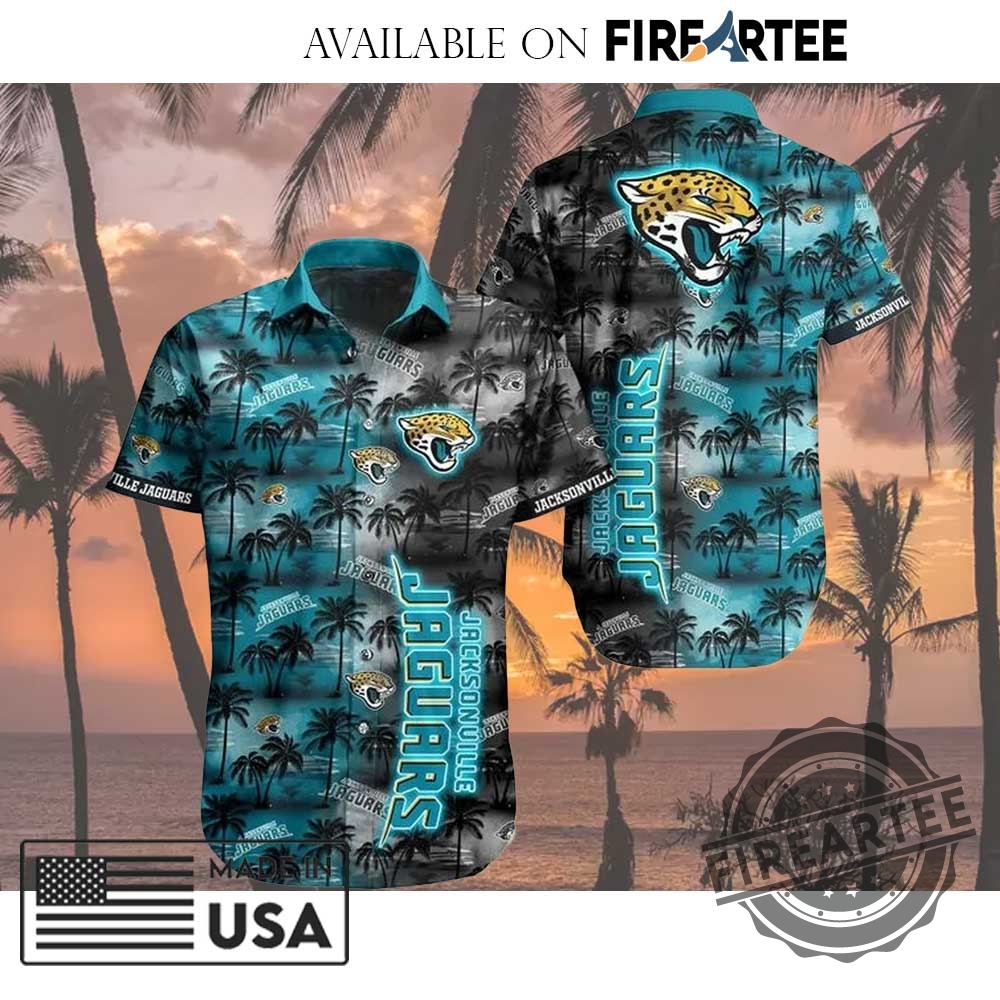 "Top 5 NFL Team Hawaiian Shirts for Football Fashion Fans" 20 Nfl Jacksonville Jaguars All Over Print Hawaiian Shirt