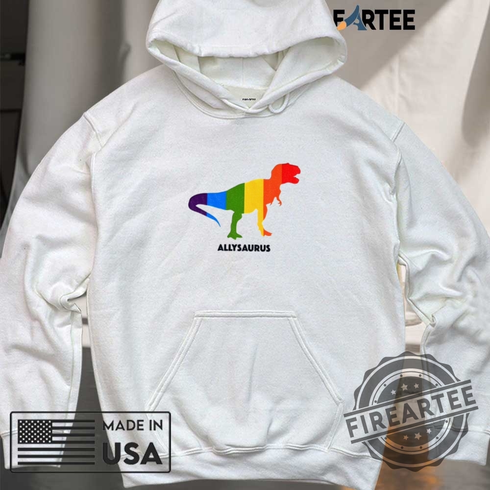 Colorful Dinosaur Allysaurus Lgbt Pride Month Shirt 6 Colorful Dinosaur Allysaurus LGBT Pride Month shirt