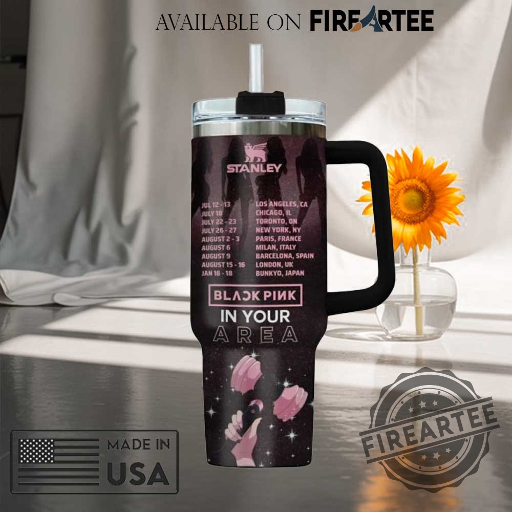 Blackpink Deadline World Tour 2025 Stanley Tumbler Cup 40Oz 4 BLACKPINK DEADLINE WORLD TOUR 2025 STANLEY TUMBLER CUP 40oz