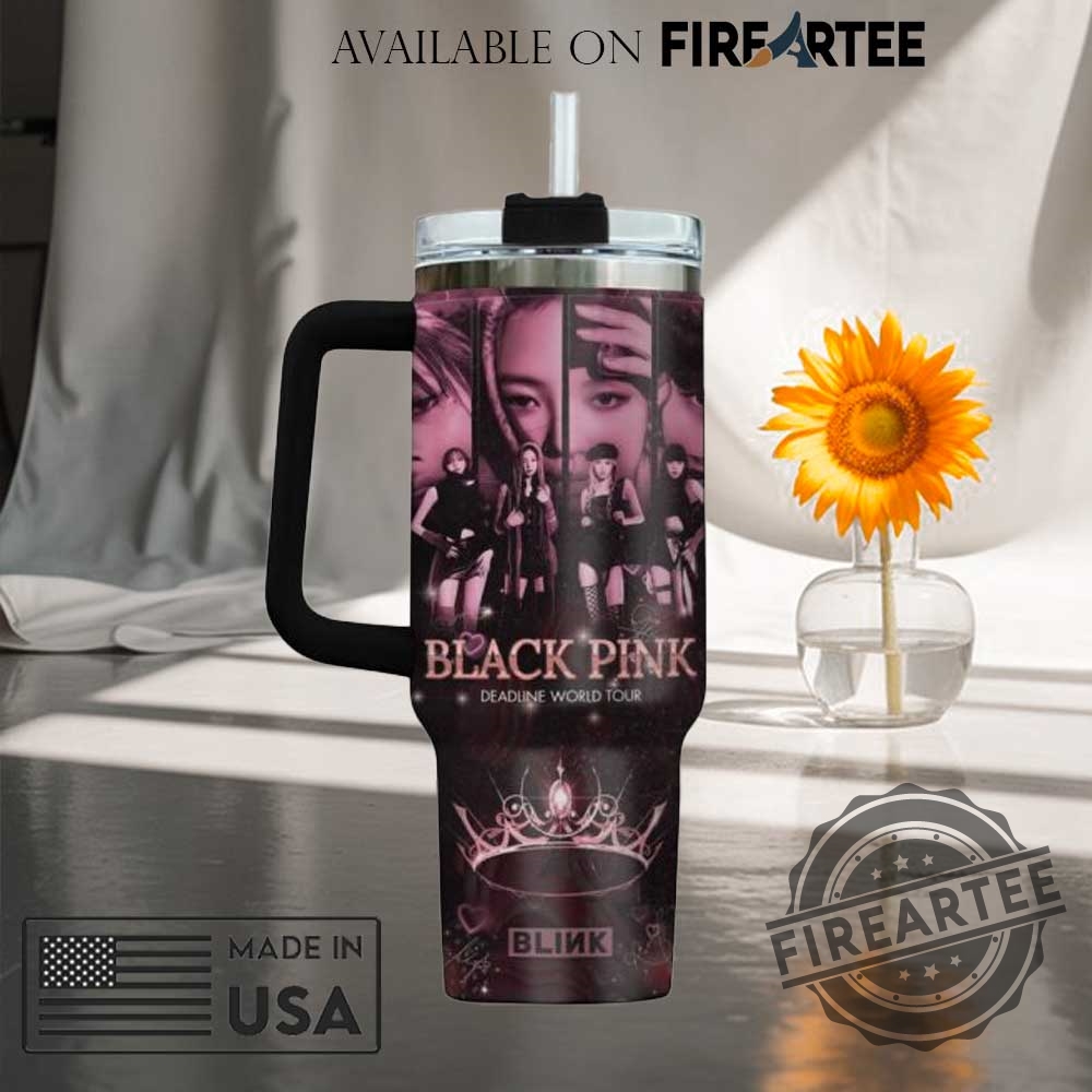 Blackpink Deadline World Tour 2025 Stanley Tumbler Cup 40Oz 5 BLACKPINK DEADLINE WORLD TOUR 2025 STANLEY TUMBLER CUP 40oz