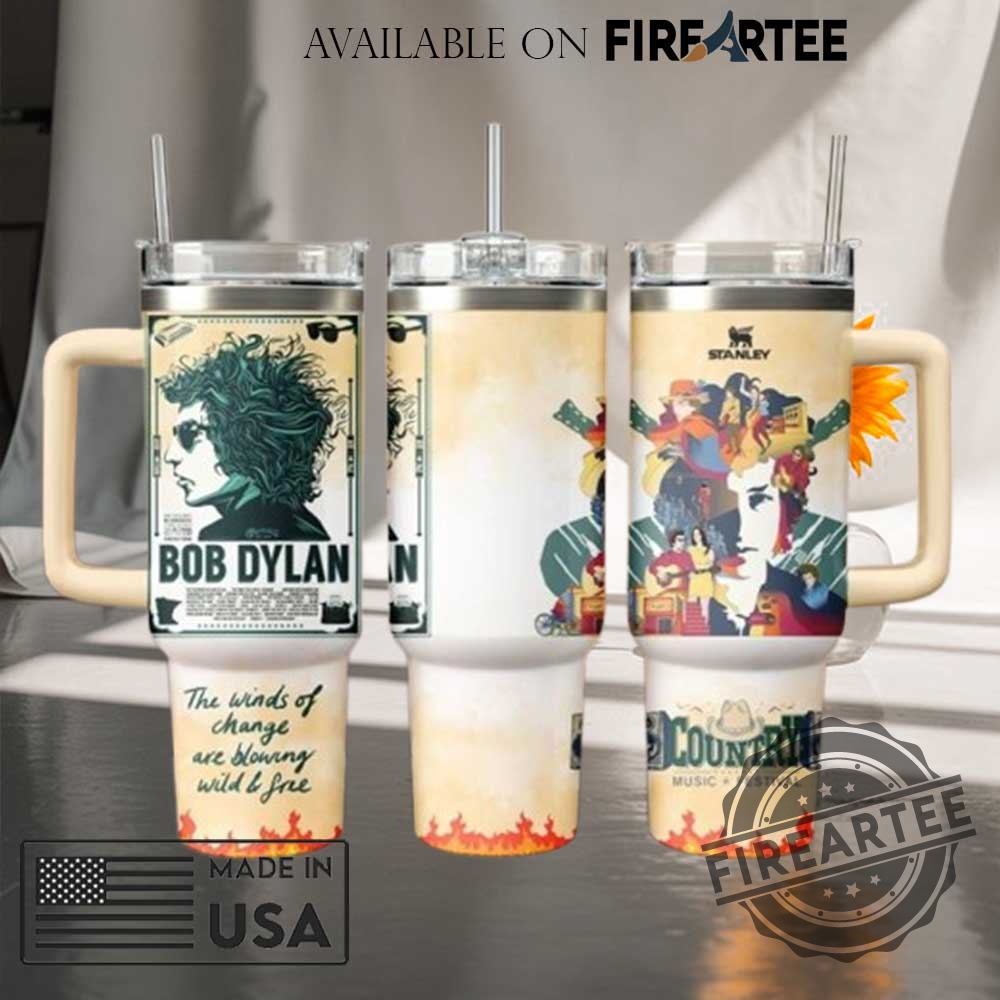 "Top 5 Must-Have 2025 Stanley Tumbler Cups for Music Fans" 8 Bob Dylan Country Music Festival Special Stanley Tumbler Cup