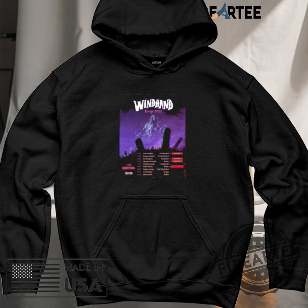 Windhand Europe 2025 Tour Dates Tshirts 6 Windhand Europe 2025 Tour Dates T-shirts