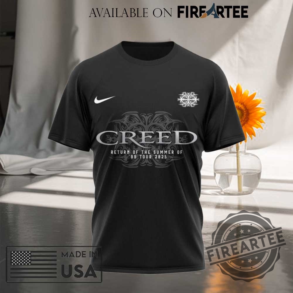 Creed Return Of The Summer Of 99 Tour 2025 Special Shirt 6 Creed – Return Of The Summer Of 99 Tour 2025 Special Shirt