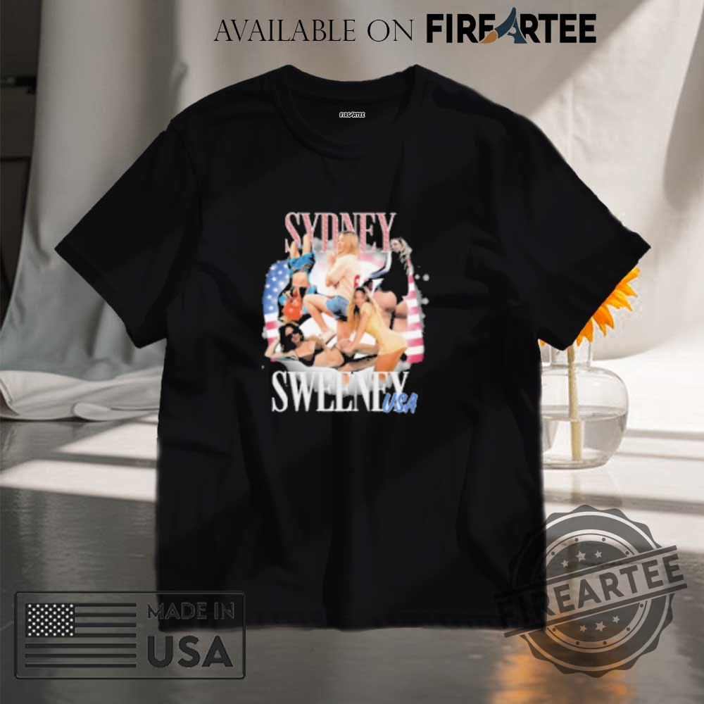 "Top 5 Patriotic and Music-Inspired Custom Tumblers and Tees for 2025" 9 Sydney Sweeney Usa American Flag Tshirt