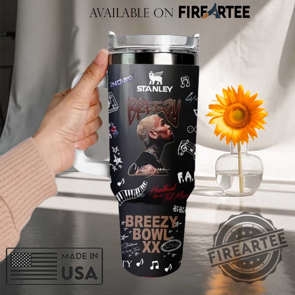 Chris Brown Breezy Bowl Xx 2025 Travel Tumbler F.A.M.E. And Exclusive Music Design 5 Chris Brown Breezy Bowl XX 2025 Travel Tumbler - F.A.M.E. and Exclusive Music Design
