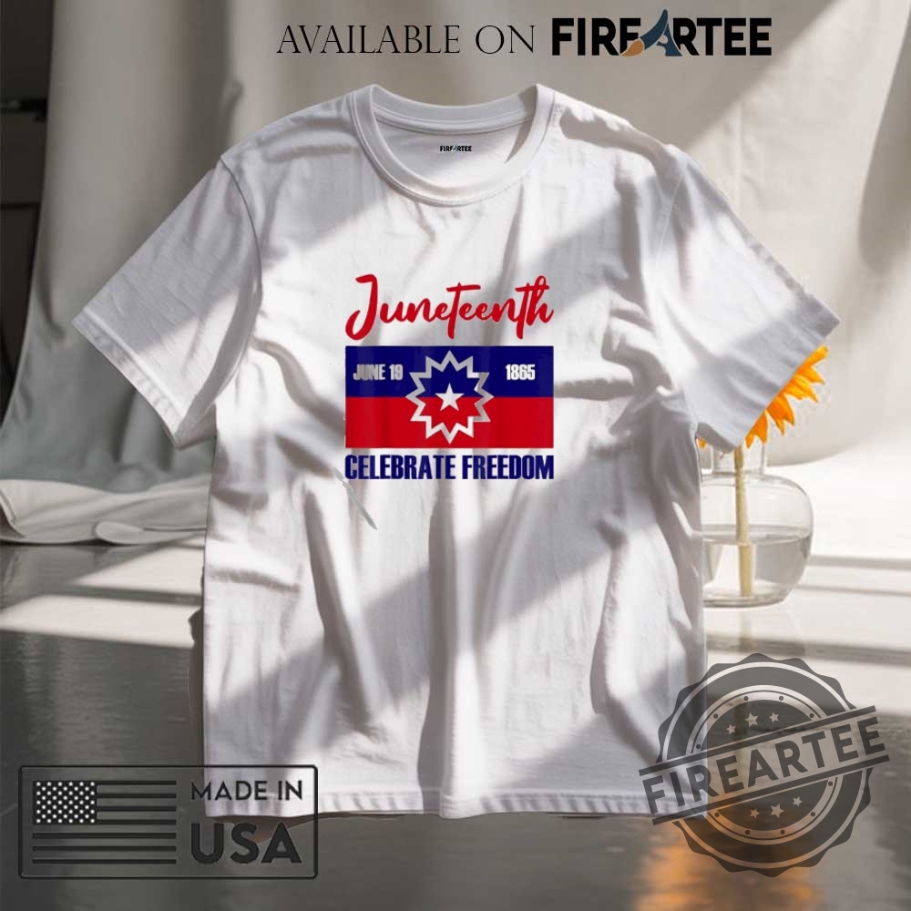 "Top 5 Patriotic and Music-Inspired Custom Tumblers and Tees for 2025" 18 Happy Juneteenth Celebrate Freedom Day Flag Shirt