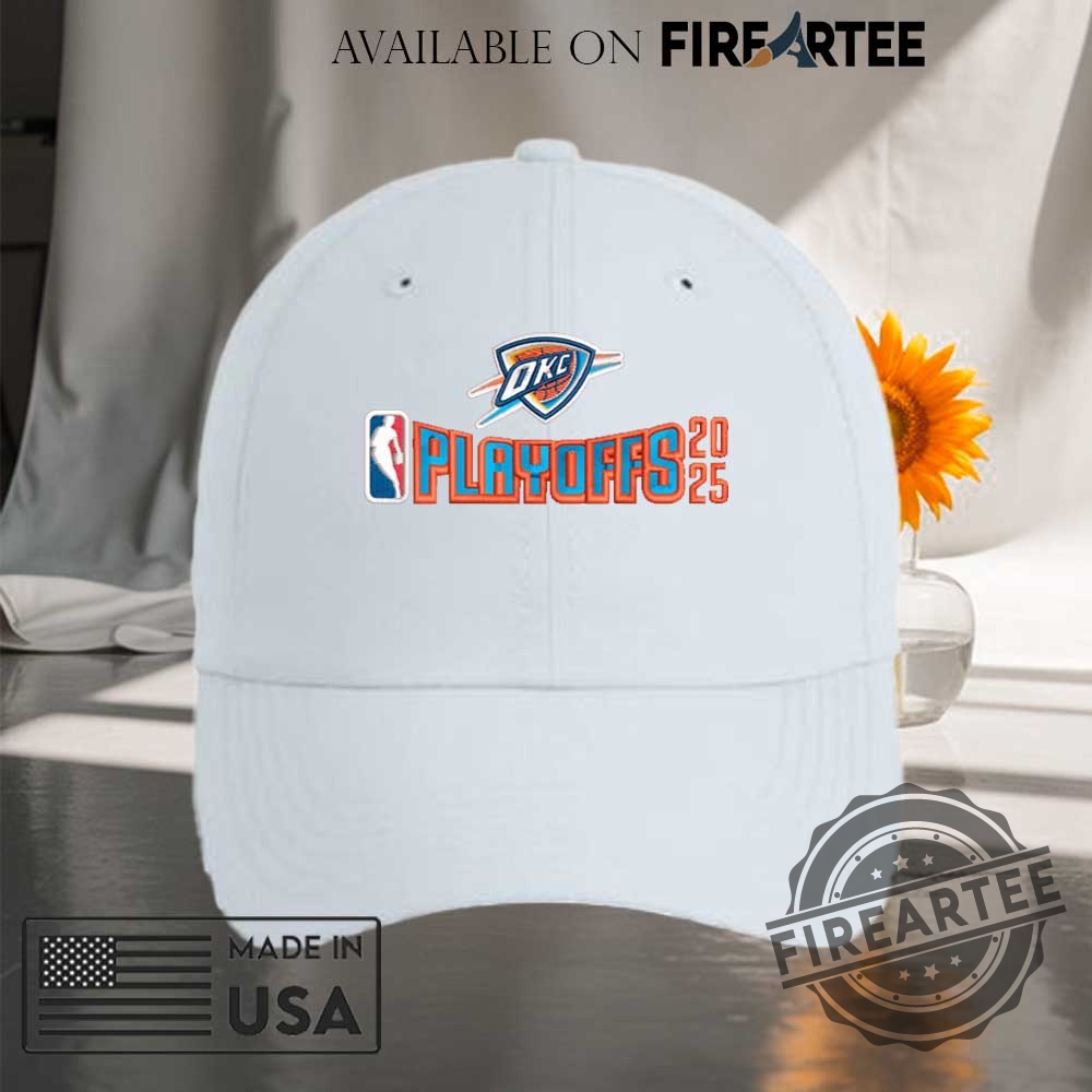 New Era Black Oklahoma City Thunder 2025 Nba Playoffs Embroidered Cap 5 New Era Black Oklahoma City Thunder 2025 NBA Playoffs Embroidered Cap