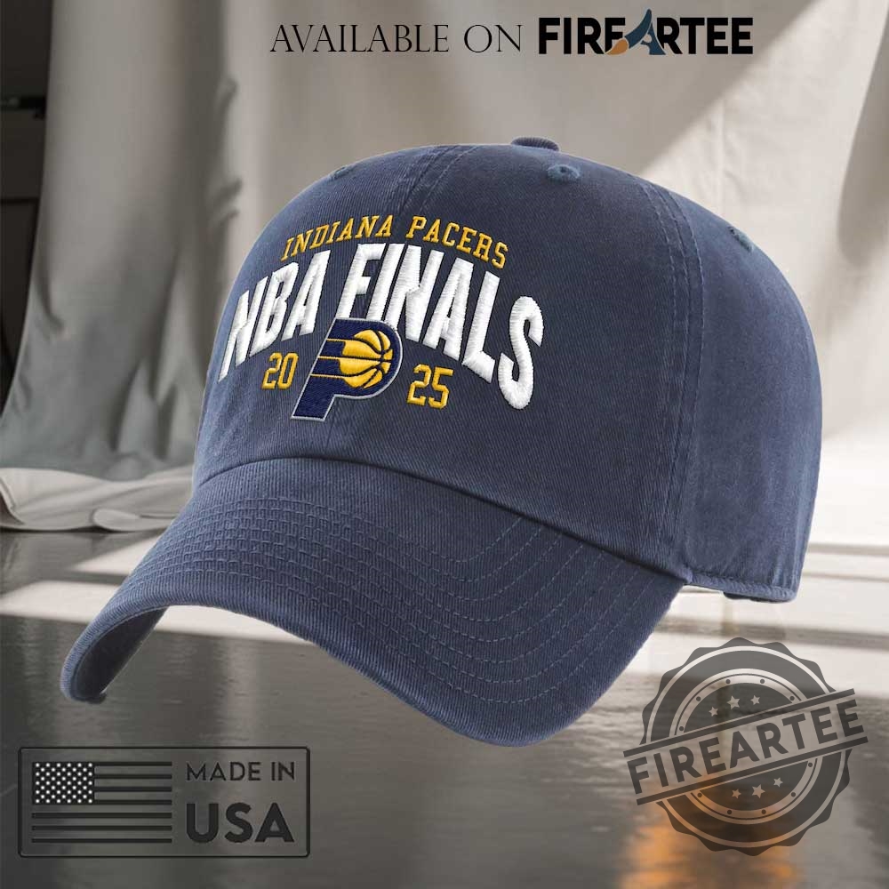 Indiana Pacers 2025 Nba Finals Clean Up Embroidered Cap