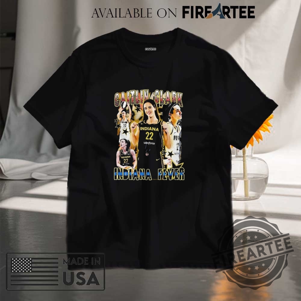 "Shop Trendy Shirts: Jaws, WNBA, Big Diggs Energy, and More!" 5 Caitlin Clark Indiana Fever Wnba Shirt
