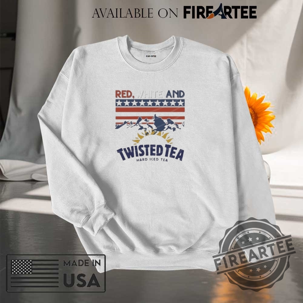 Red White Bruh Twisted Tea Tshirt 7 Red White Bruh Twisted Tea T-Shirt