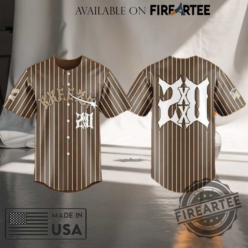 "Top 5 Must-Have Tumblers: Morgan Wallen, Dave Matthews, and More" 9 Chris Brown Breezy Bowl 20 Special Edition Pinstripe Baseball Jersey