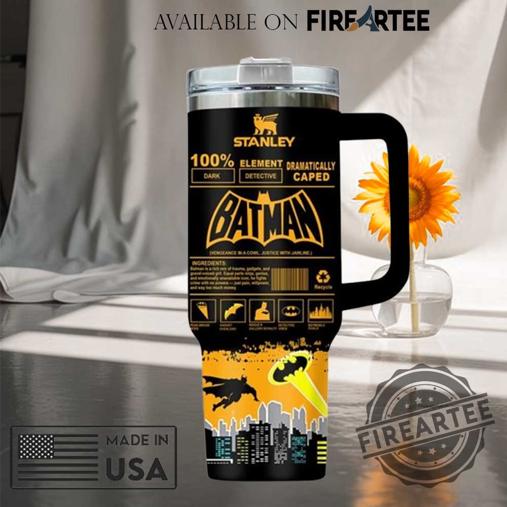 Batman Stanley Mug With Handle Dark Knight Gotham City 40Oz Tumbler 4 Batman Stanley Mug with Handle – Dark Knight Gotham City 40oz Tumbler