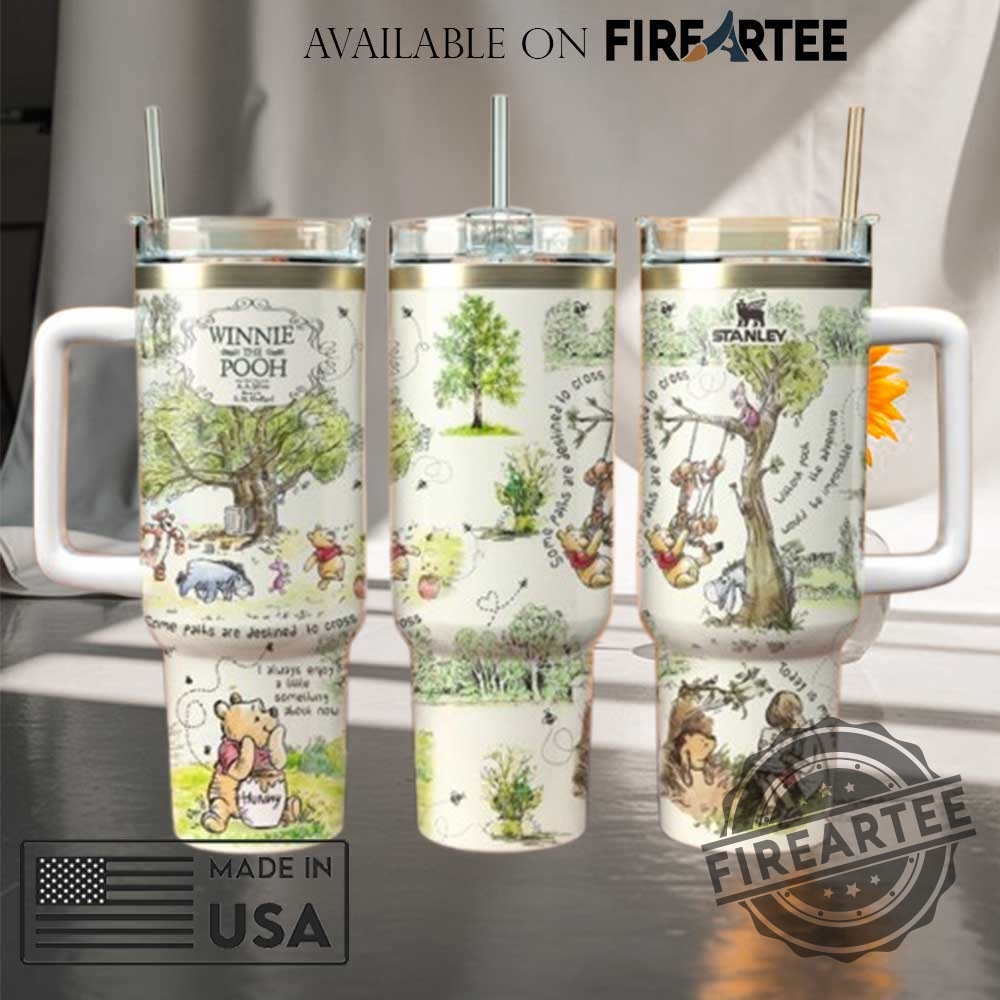 "Unique Gift Ideas: Custom Stanley Tumblers & Activist T-Shirts" 3 Winnie The Pooh Stanley Tumbler Stanley Cup