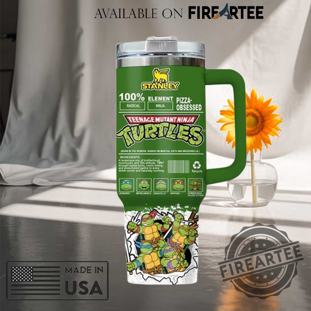 Ninja Turtles Custom Name Stanley Tumbler 4 Ninja Turtles Custom Name Stanley Tumbler