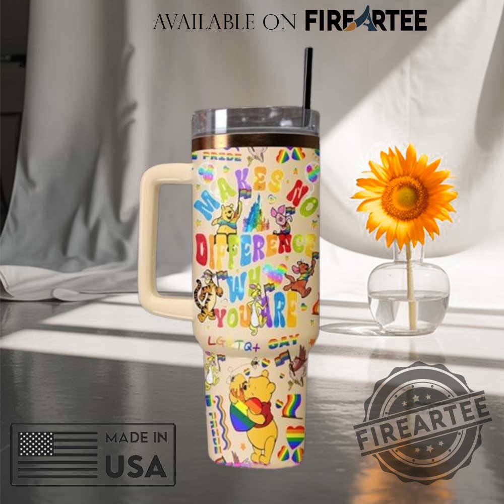 Winnie The Pooh X Disney Pride 2025 Stanley Tumbler Cup 5 Winnie the Pooh x Disney Pride 2025 Stanley Tumbler Cup