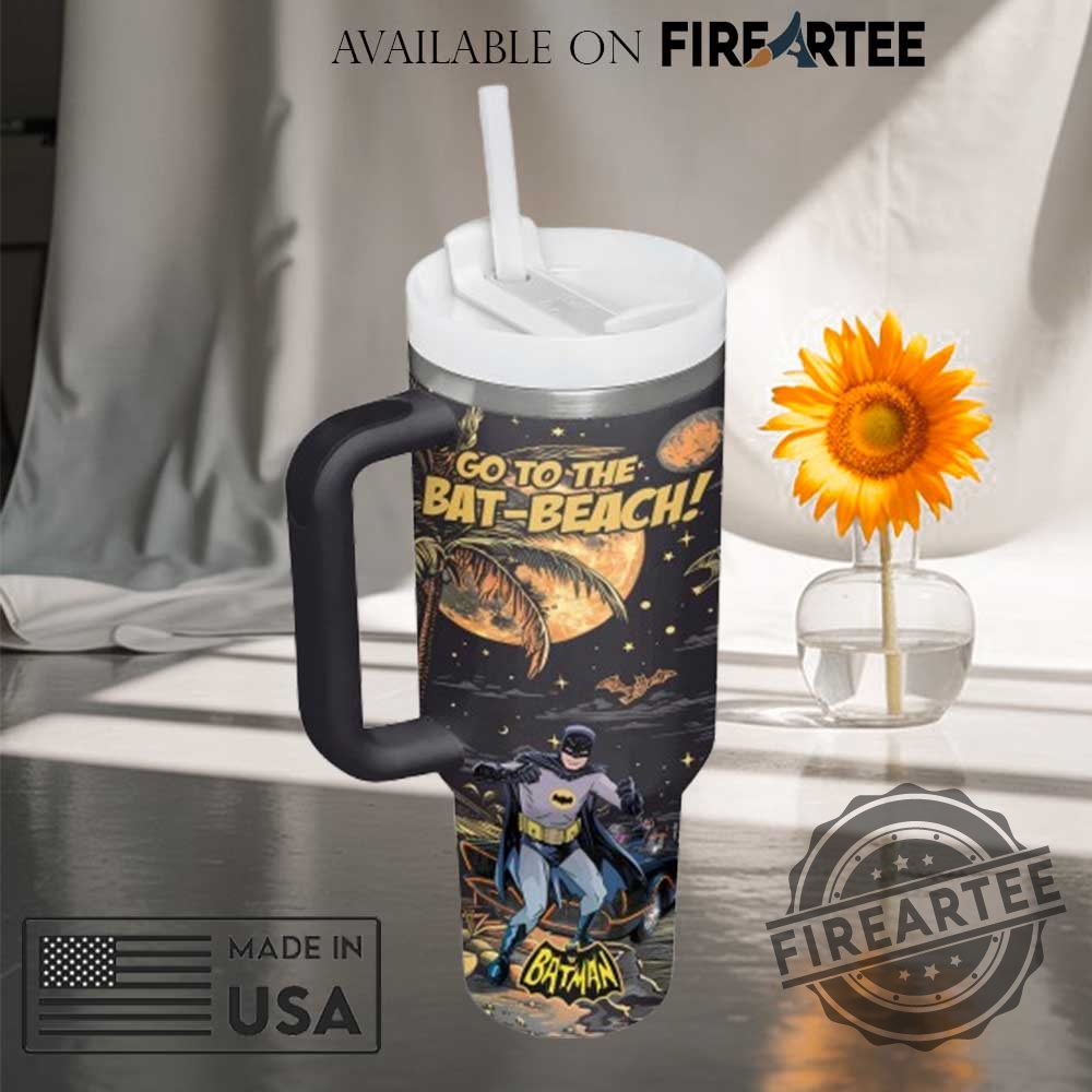 Retro Batman Stanley Tumbler With Handle Batbeach Comic Art Travel Cup 4 Retro Batman Stanley Tumbler with Handle – Bat-Beach Comic Art Travel Cup