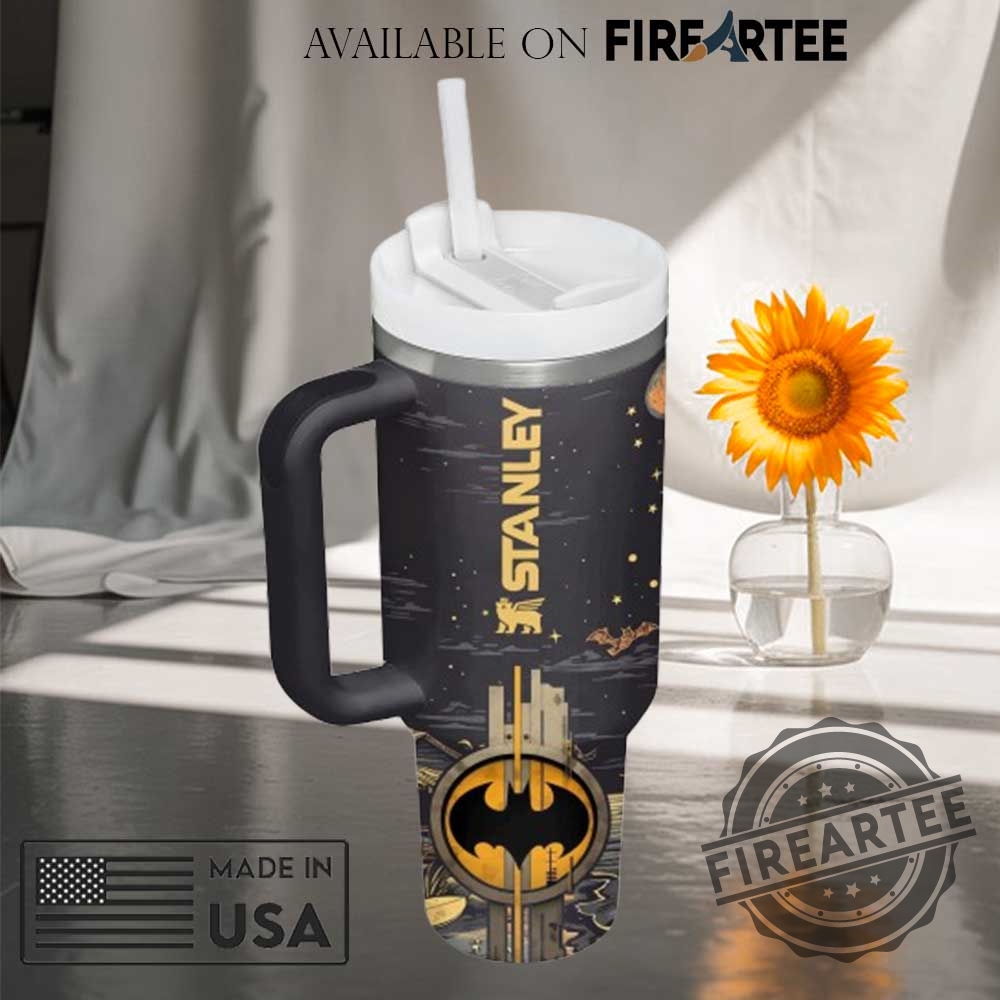 Retro Batman Stanley Tumbler With Handle Batbeach Comic Art Travel Cup 5 Retro Batman Stanley Tumbler with Handle – Bat-Beach Comic Art Travel Cup