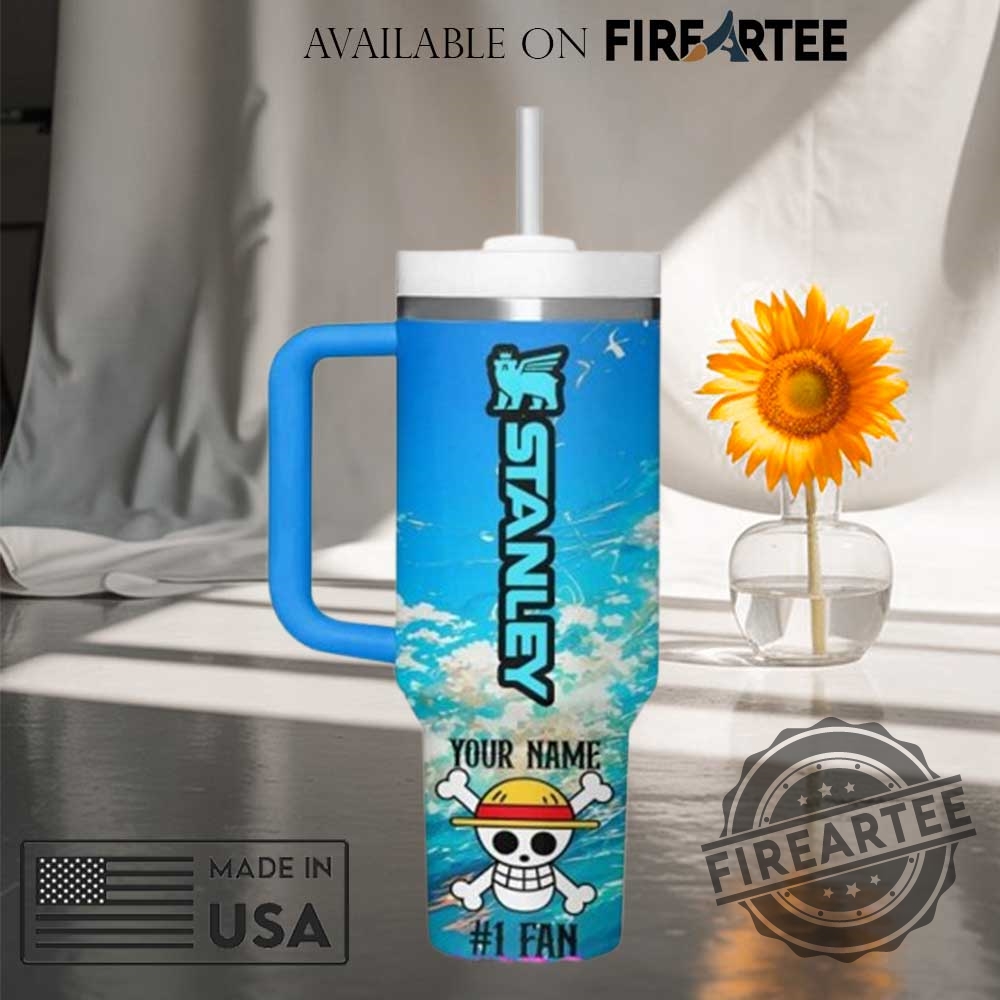 One Piece King Of The Pirates Custom Name Stanley Tumbler Cup 40Oz 4 One Piece King of the Pirates Custom Name Stanley Tumbler Cup 40oz