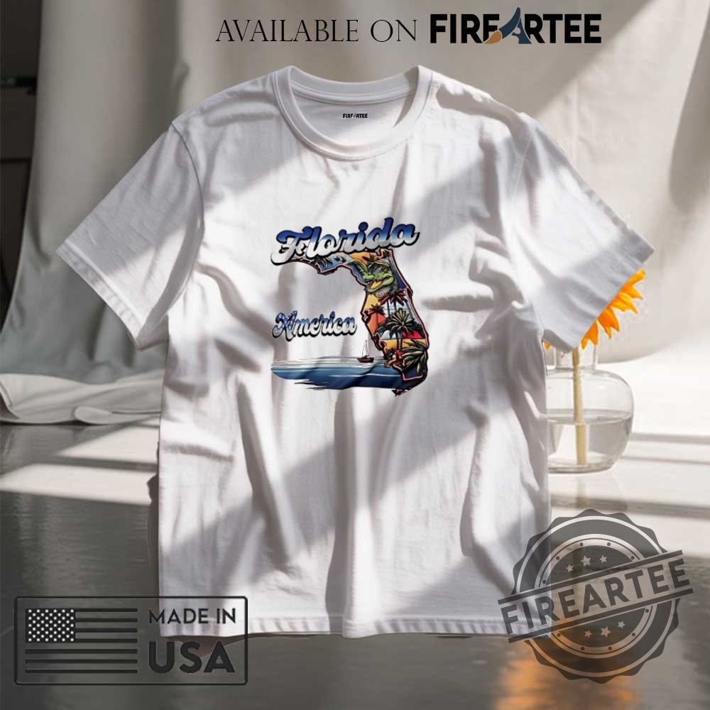 "Top 5 Patriotic and Anti-War Shirts: Stand for Peace and Unity" 10 Florida Gulf Of America Shirt