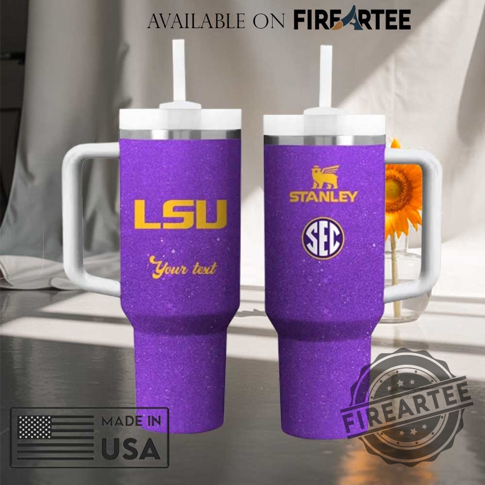 "Shop Custom NCAA Tumblers: LSU, Zootopia, Thunder & More" 3 Personalized Lsu Tigers Ncaa Custom Stanley Cup 40 Oz Tumbler