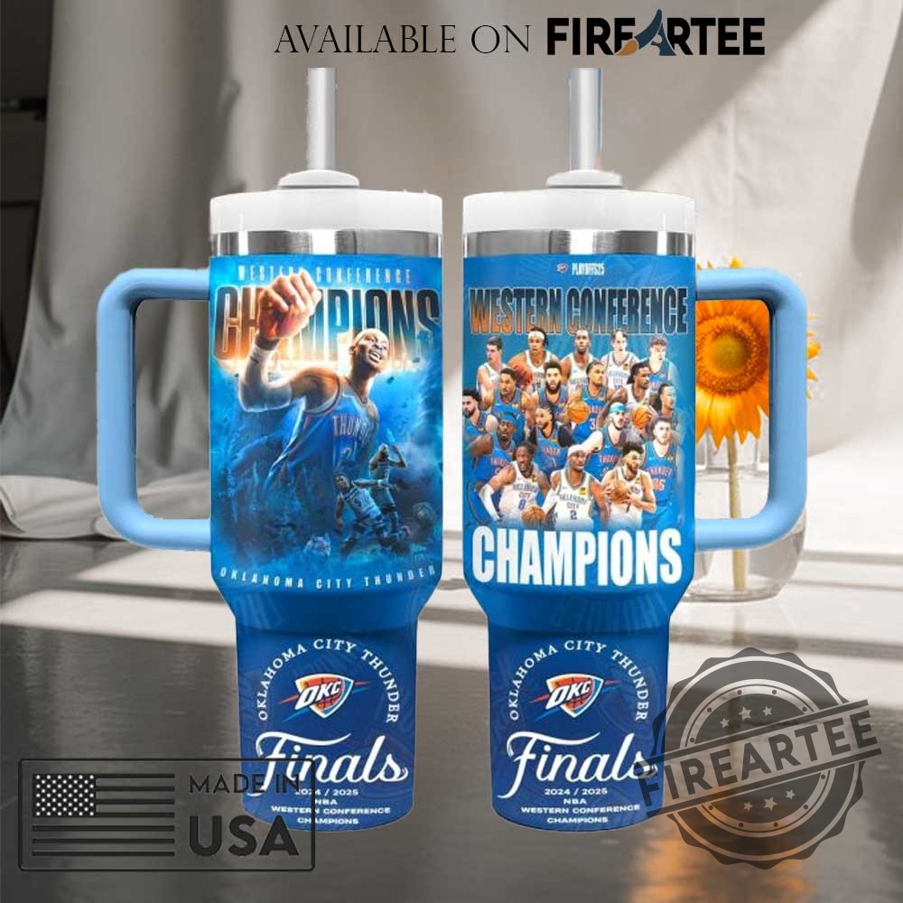 "Shop Custom NCAA Tumblers: LSU, Zootopia, Thunder & More" 6 Oklahoma City Thunder Finals 2025 40Oz Tumbler