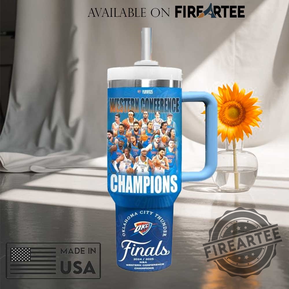 Oklahoma City Thunder Finals 2025 40Oz Tumbler 4 Oklahoma City Thunder Finals 2025 40oz Tumbler