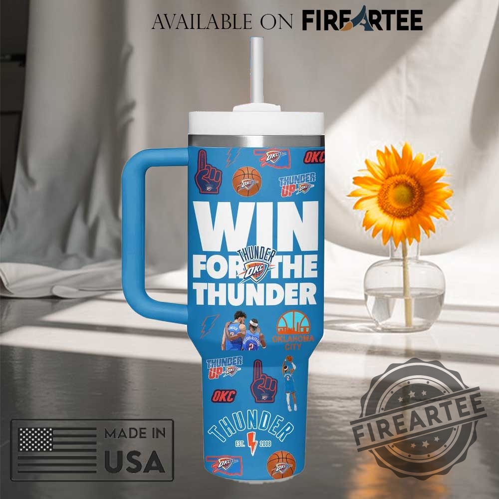 Oklahoma City Thunder Western Conference Champions 2025 Stanley Tumbler 4 Oklahoma City Thunder Western Conference Champions 2025 Stanley Tumbler