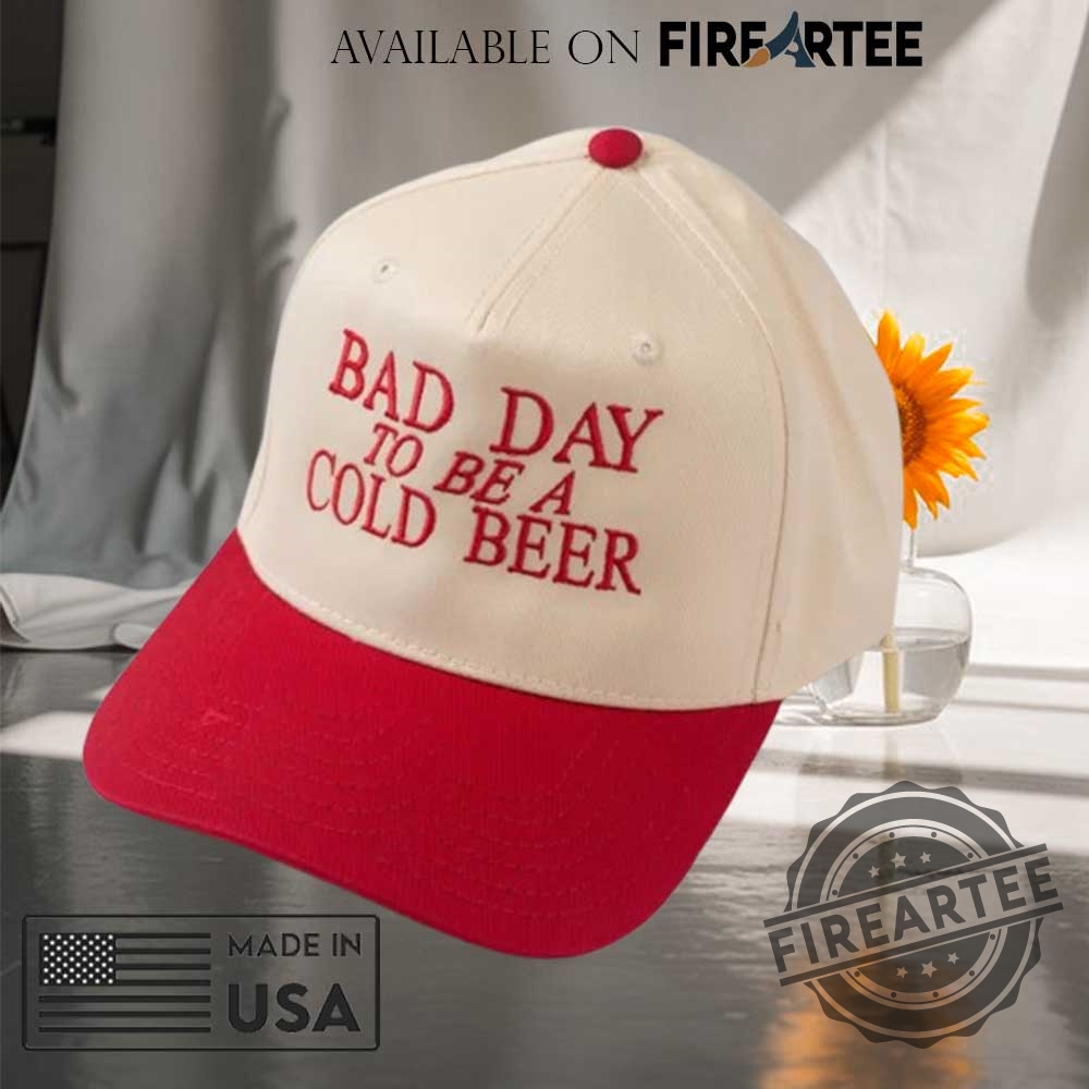 "Top 5 Must-Have Hats: Sports, Pride, and Iconic Styles" 3 Bad Day To Be A Beer Embroidered Trucker Hat