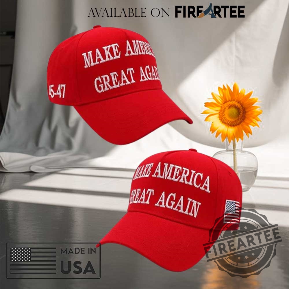 Trump 4547 Hat Make America Great Again Embroidered Hat 5 Trump 45-47 Hat Make America Great Again Embroidered Hat