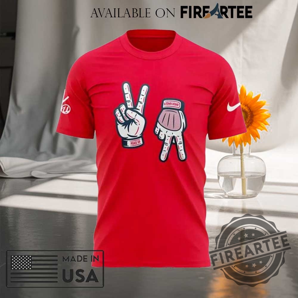 Atlanta Braves X Usher Night 2025 Red All Over Print Baseball Tshirt 4 Atlanta Braves x Usher Night 2025 Red All Over Print Baseball T-Shirt