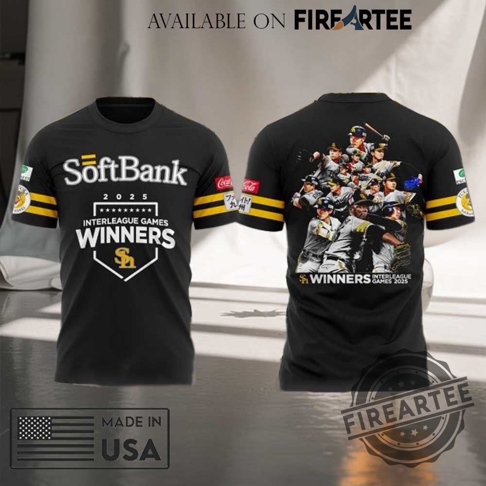 "Top 5 Unique 3D Graphic T-Shirts for Fans and Collectors" 17 Fukuoka Hawks Baseball 2025 Interleague Games Winners All Over Print Shirt