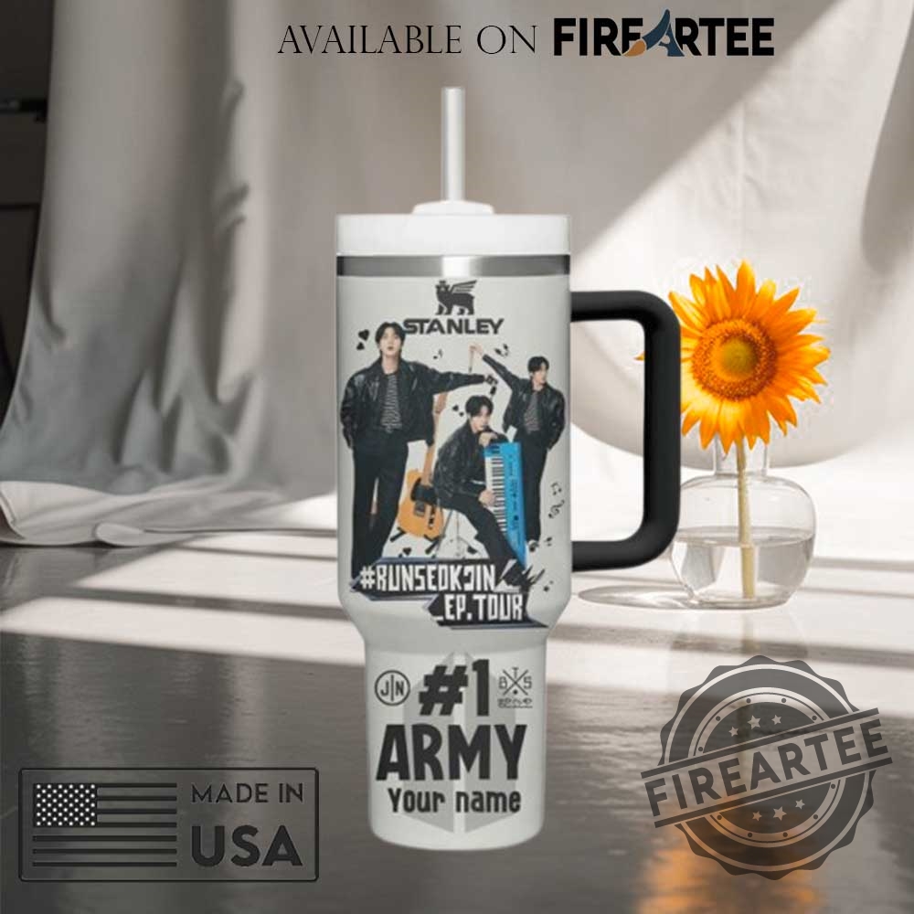 Bts Kim Seokjin 2025 Tour Tumbler 40Oz 4 BTS Kim Seok-Jin 2025 Tour Tumbler 40oz