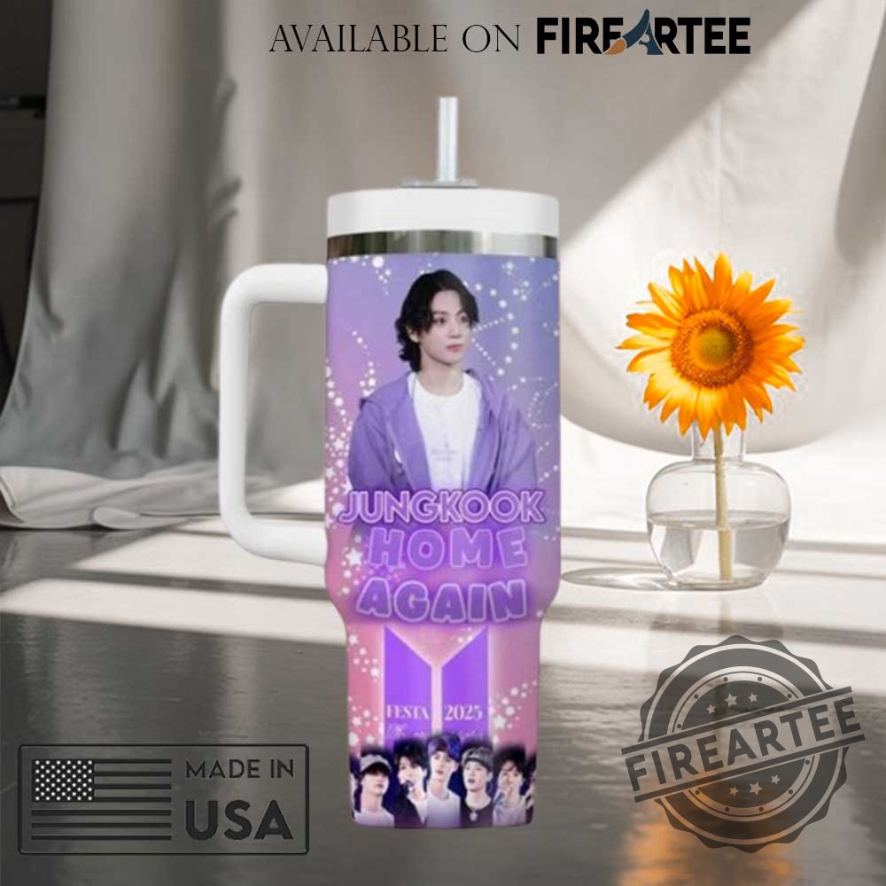 Bts Jungkook Home Again Stanley Tumbler 4 BTS Jungkook Home Again Stanley Tumbler