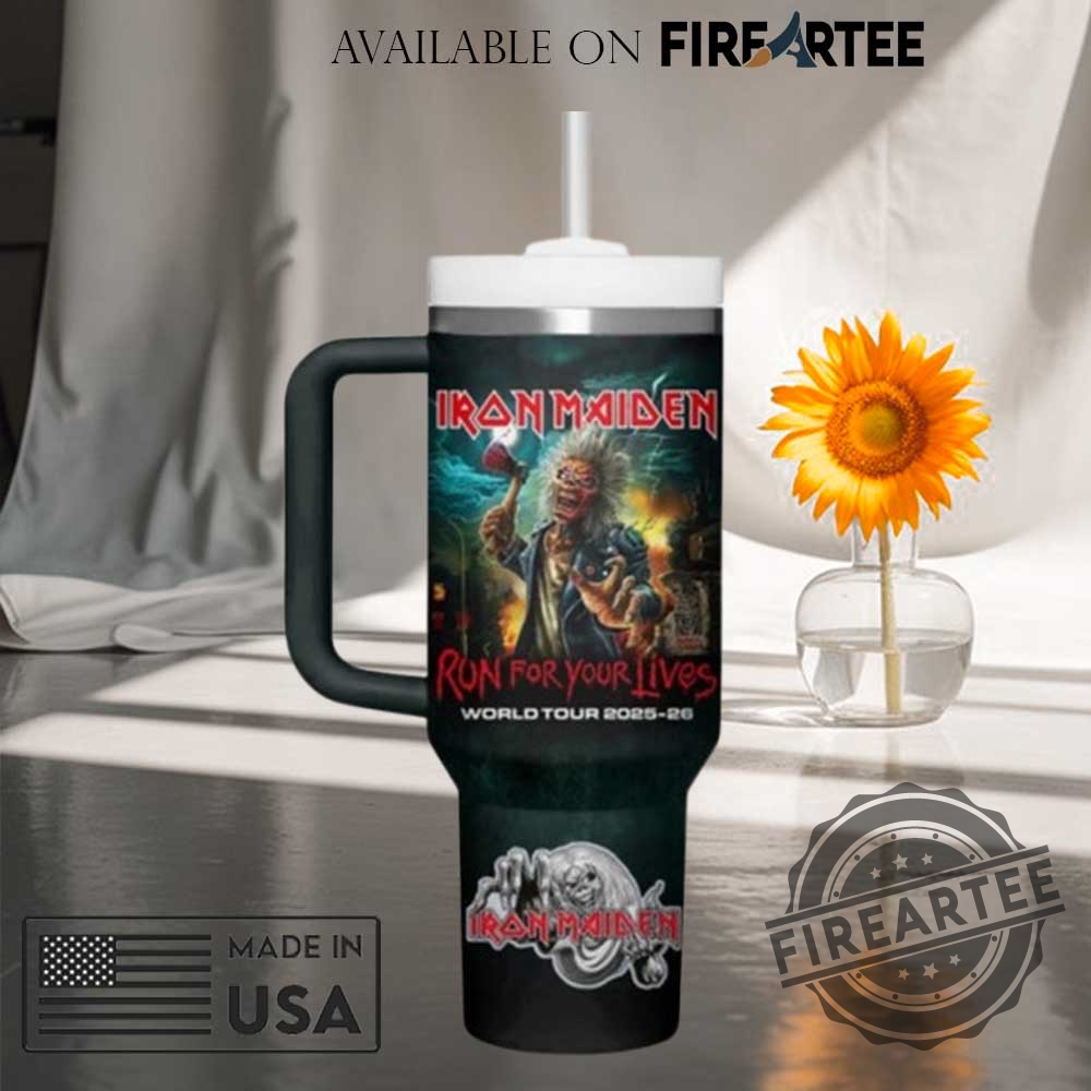 Iron Maiden Run For Your Live World Tour 20252026 Tumbler 4 Iron Maiden Run For Your Live World Tour 2025-2026 Tumbler