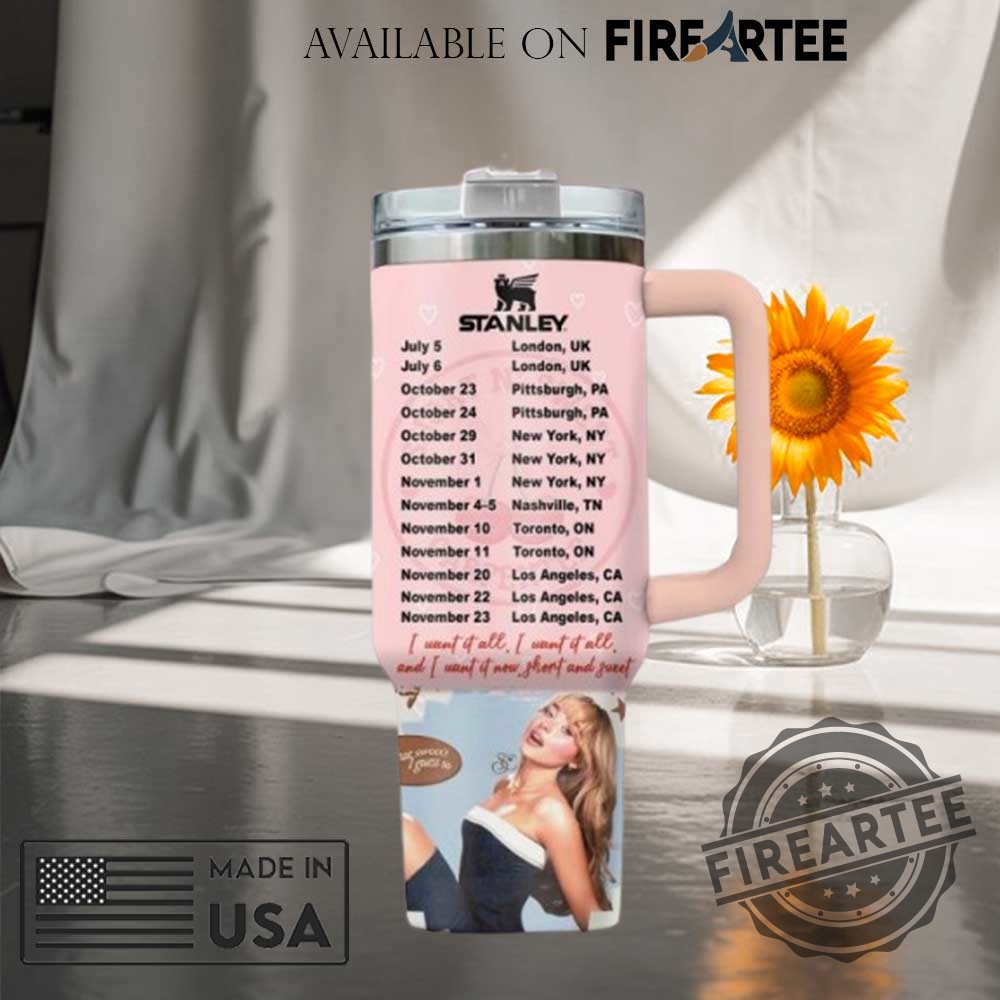 Sabrina Carpenter Short N Sweet Tour Is So Nice Stanley Tumbler 4 Sabrina Carpenter Short N Sweet Tour Is So Nice Stanley Tumbler