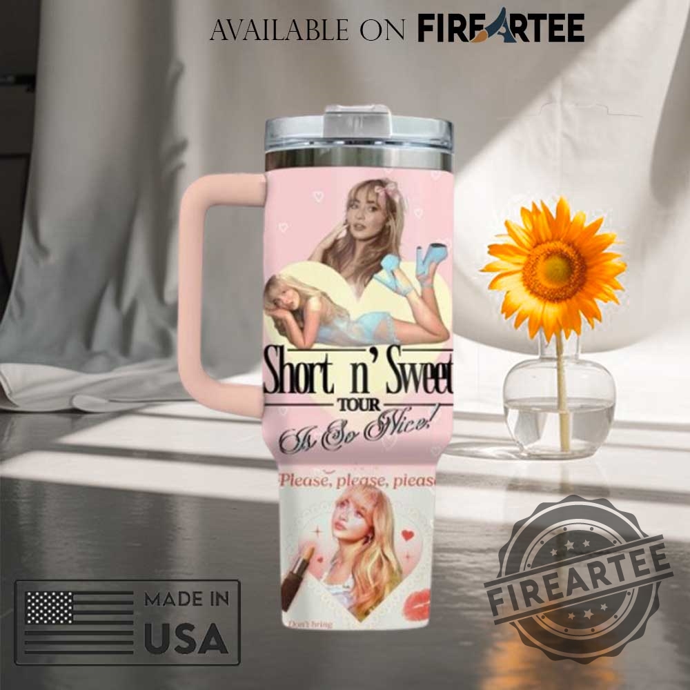 Sabrina Carpenter Short N Sweet Tour Is So Nice Stanley Tumbler 5 Sabrina Carpenter Short N Sweet Tour Is So Nice Stanley Tumbler