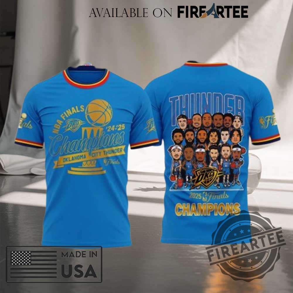 "Celebrate OKC Thunder 2025 NBA Champs with Must-Have Fan Gear!" 12 Blue Oklahoma City Thunder Nba Finals Best Team All Over Print Hoodie Shirt